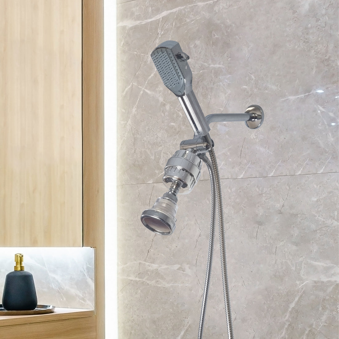 Detangler Chrome Dual Shower System