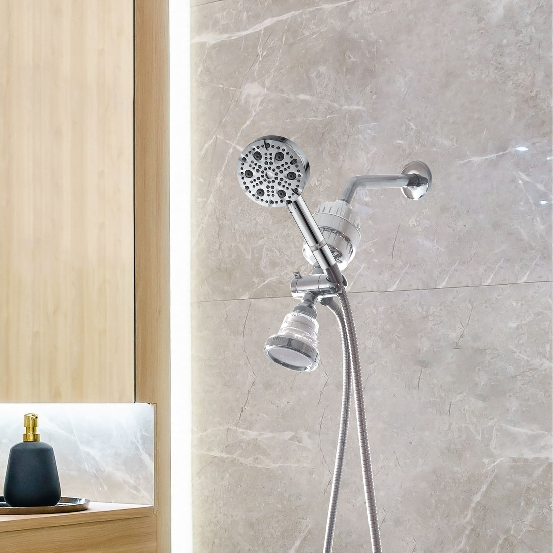 Luxe 9 Mode Dual Shower System