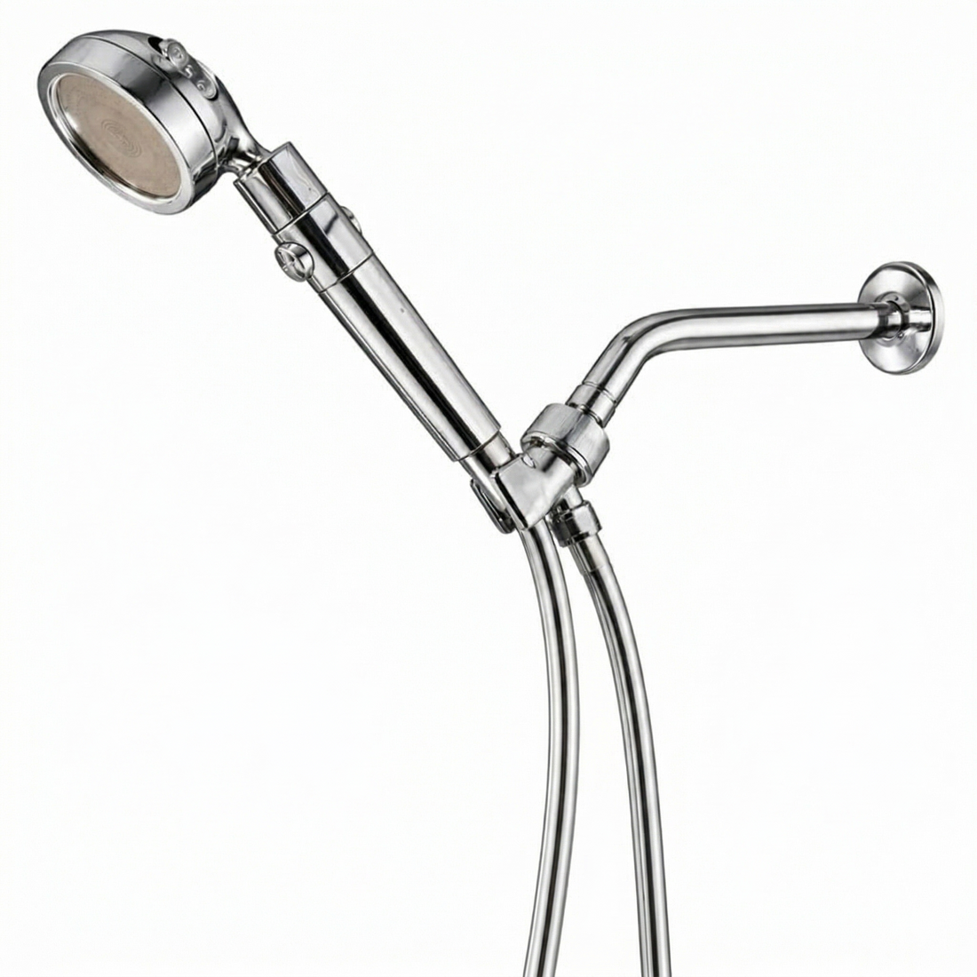 MineralStream Duo Shower Head front view of the showerhead